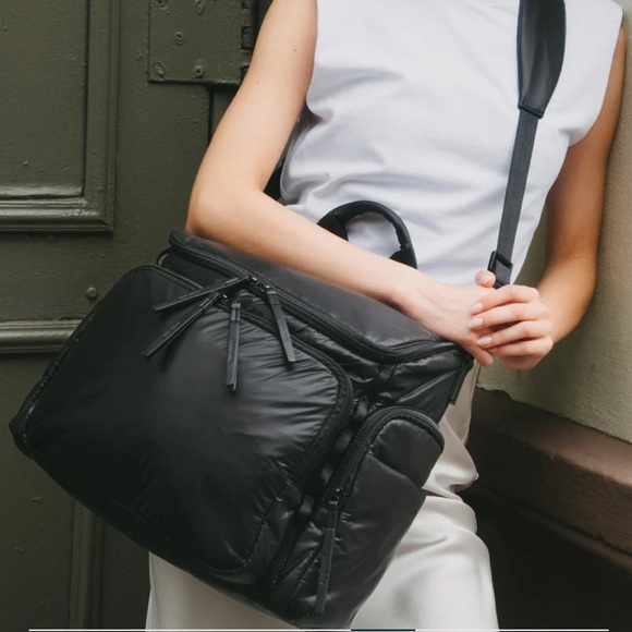 Baby Bag Large Caraa Black Nylon - Picture 4 of 7